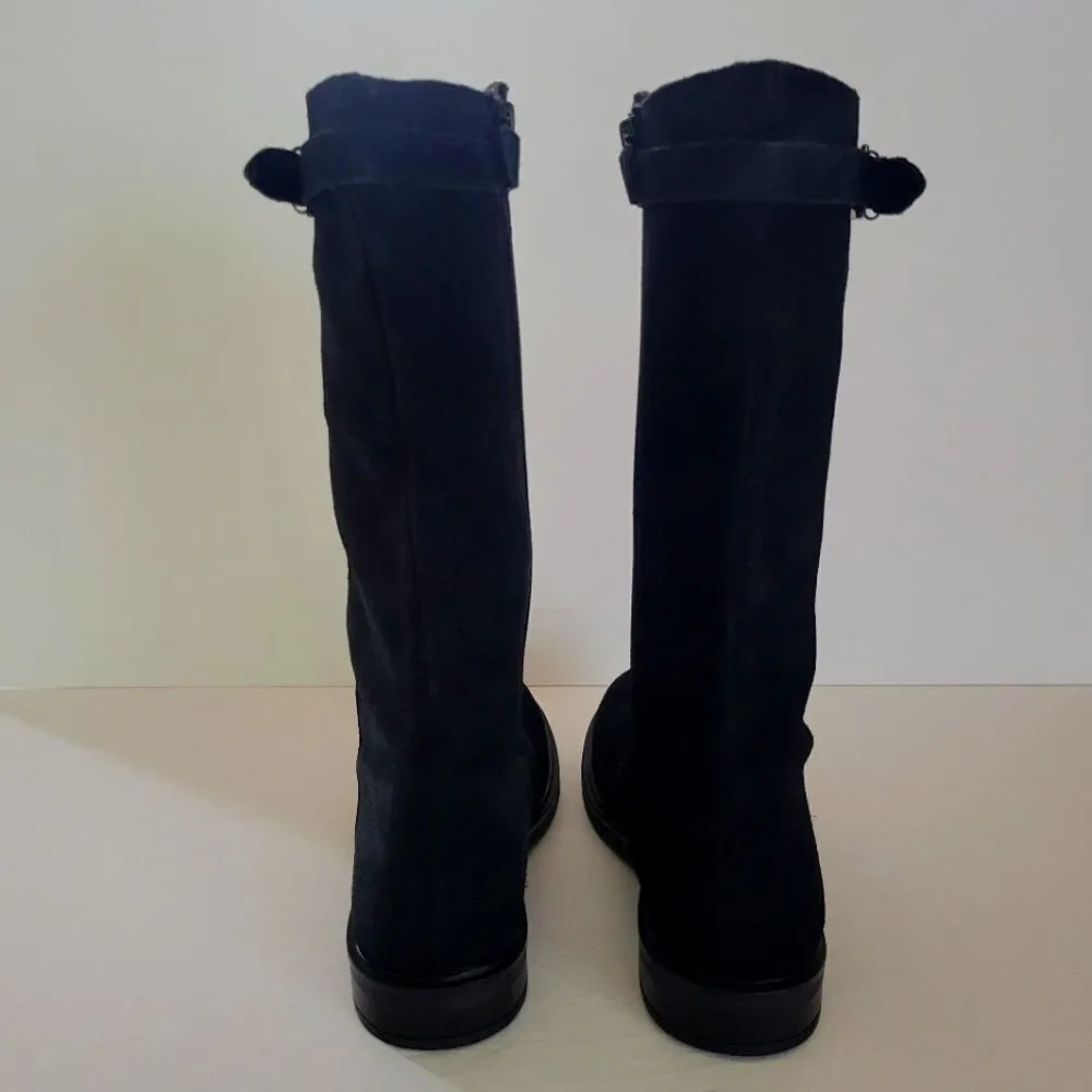 Lands' End Black Women's Suede Boots